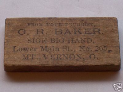GR BAKER DRUGGIST Domino